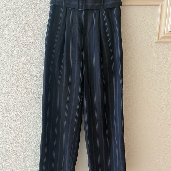 VINCE Striped Blue Pants - Picture 5 of 8